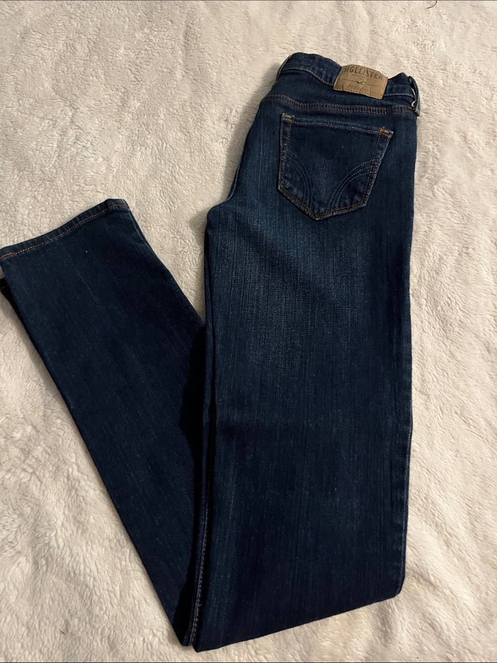 Hollister Women's Dark Indigo Skinny Jeans